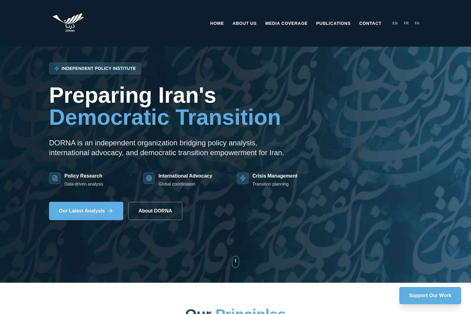 DORNA - Shaping Iran's Democratic Future